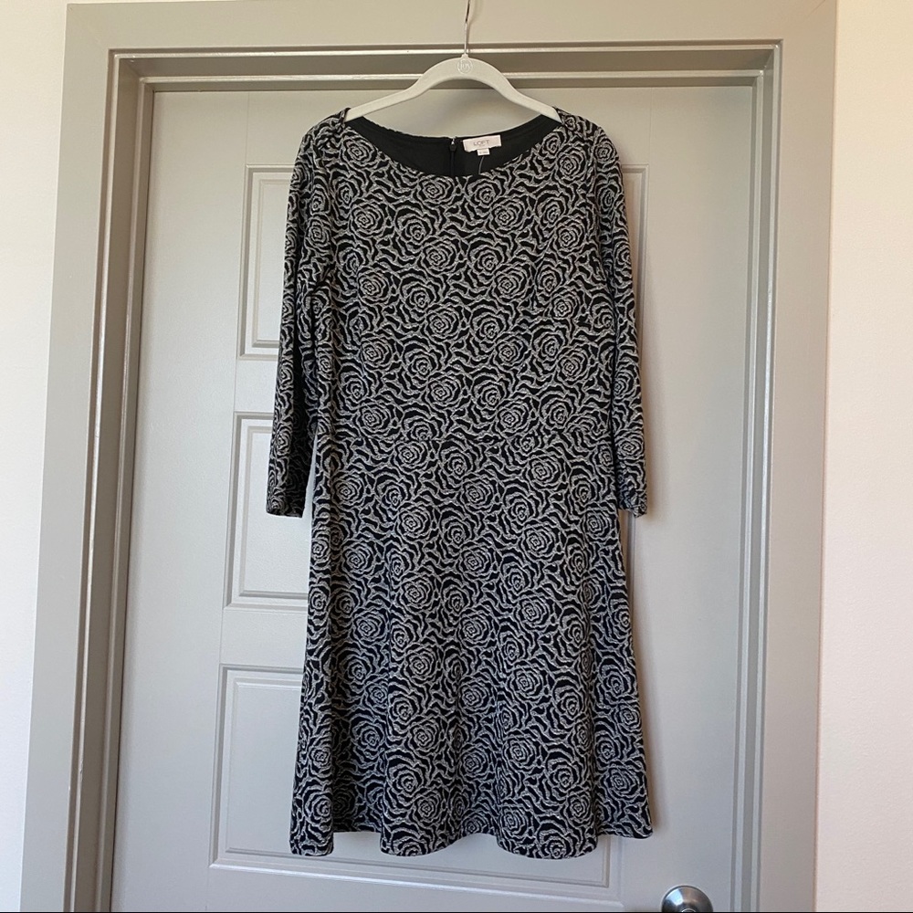 NWT Loft Outlet Rosette Print Dress